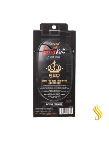 Red Kiss Premium Twist King Curved Densed Cepillo Goma
